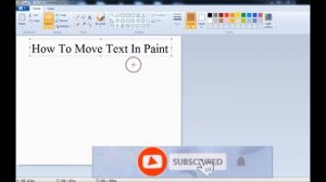 How To Move Text In Paint (Windows 7 8 10 11)