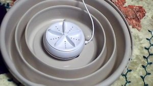 Портативная ультразвуковая стиральная машина TURBINE WASH, от USB  Маленькая вращающаяся стиральная