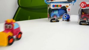 Видео для детей про машинки: Мокас и Монсики собирают теплицу! Игры в игрушечные машинки для малыше