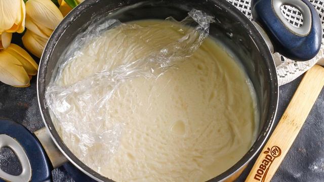 Торт Наполеон с клубникой