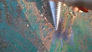 Заточка сломанного конуса дровокола