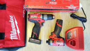 Шуруповерт + Винтоверт = Комплект Milwaukee 2596  ЧАСТЬ-2.