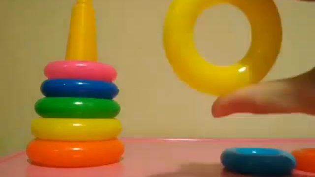 Цветная ПИРАМИДКА для малышей смотреть онлайн