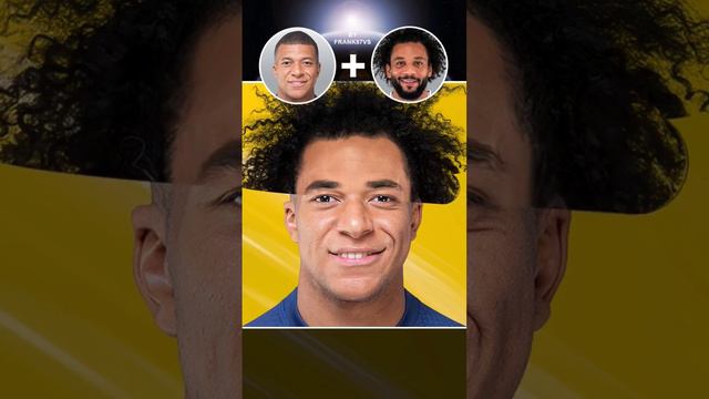 Fusion #mbappe and #marcelo 🤩 #photomontage #fotomontaje #fotomontaggio #ironic #fusione #fusion