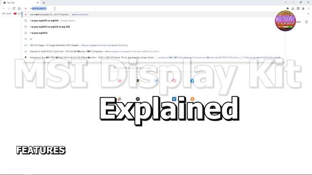 MSI PRO MP242 Monitor Review | sRGB, IPS, 75hz, Speakers ? смотреть онлайн