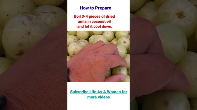 Reverse Grey Hairs to Black Hairs With Amla|Life As A Women.