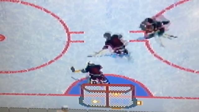 Goalie scored on himself (NHL 97) смотреть онлайн