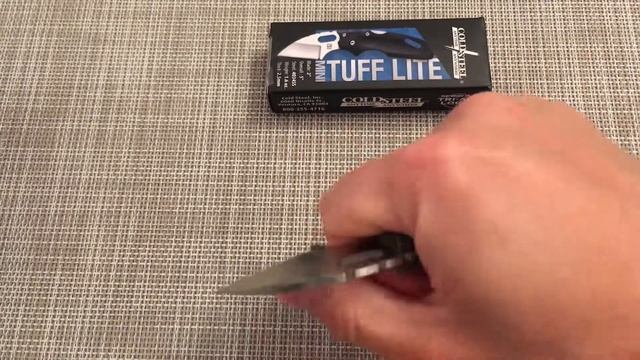 Обзор и распаковка складного ножа Cold Steel Tuff Lite Mini Aus 8A смотреть онлайн