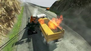 TRUCKS WITHOUT BRAKES! BeamNG Drive Game. Racing and truck crashes. Dr Gosha.