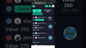 Turning rainbow knife into 1,230 value in bloxluck.