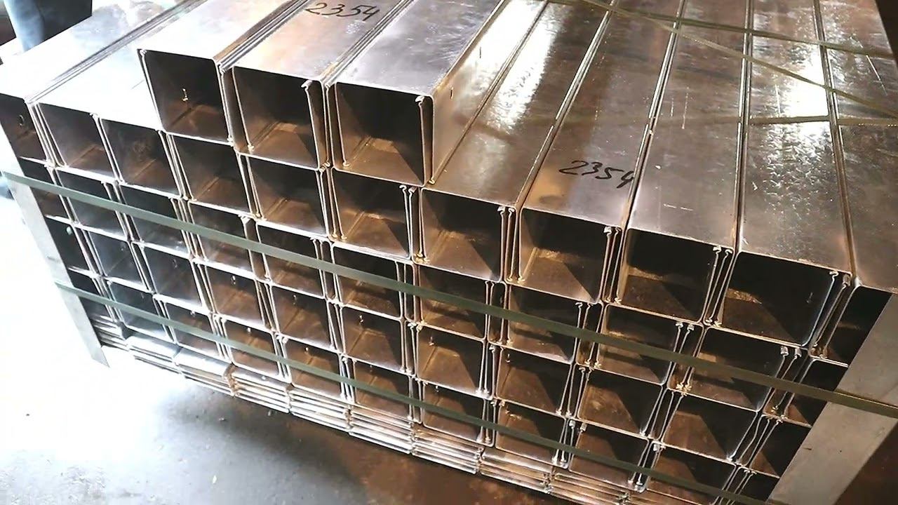 Лоток неперфорированный 100x100х3000, 1,5 мм горячий цинк - АНБИК, Москва