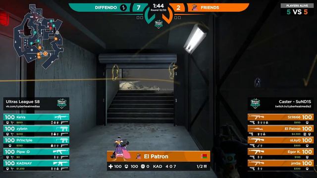 Ultras League Season 8 | Semi-Final (Map 1) | Friends vs Diffendo | Overpass | 09.05.2021 смотреть онлайн