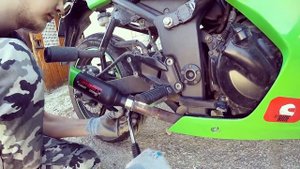Как звучит мечта школьника kawasaki Ninja 250 звук выхлопа без глушителя