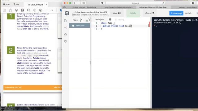 Hello World (Java) смотреть онлайн