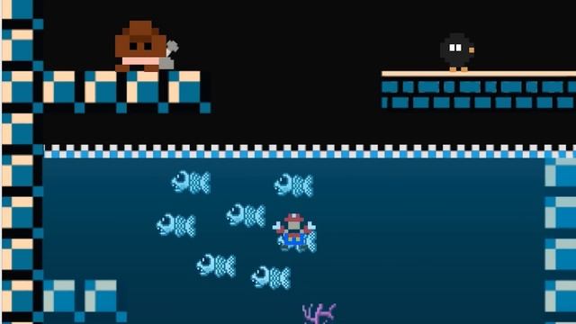 Mario and Tiny Mario Mysterious Magic Doors vs Snake in maze mayhem !