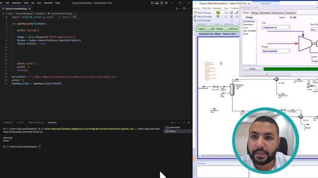 Connecting HYSYS to Python
