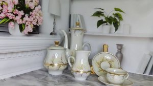 фарфоровая посуда ссср. сервизы ссср. Зимушка