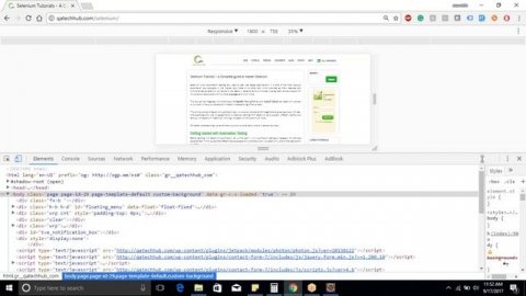 Session 5 - Getting started with Selenium