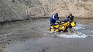 УТОПИЛИ КВАДРОЦИКЛ BRP 800 ???