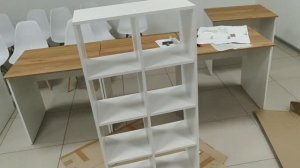 Сборка стеллажа Нэко в образовательном центре