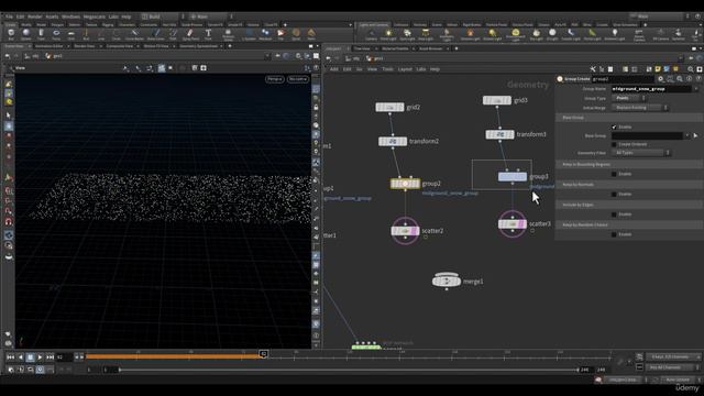 9. creating  basic snow effect part 1