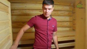 Обзор бани из сруба 2,5м на 5,5м под ключ