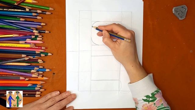 Как нарисовать цифру 9. Онлайн-школа рисования "Малевашки"