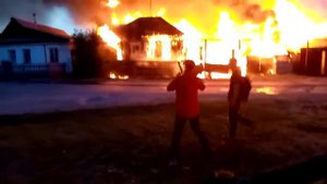 Каменск уральский. Пожар в моностырке
