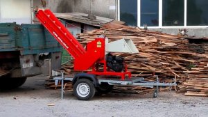 Измельчитель веток с транспортером АМ 120БД К