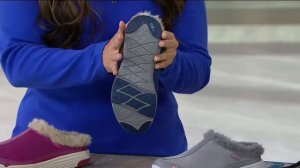 Ryka Faux-Fur Clog Slip-ons - Azure on QVC