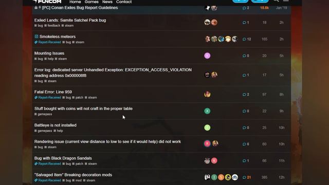 DUPE GLITCH & FUNCOM FORUMS | #ConanCoverup2022 | Conan Exiles