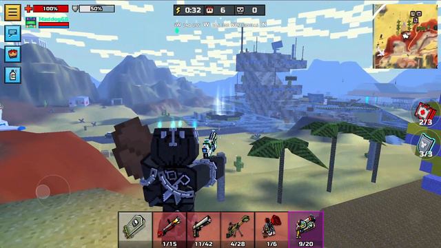 NEW GUNS in Battle Royale mode Pixel Gun 3D GAME (UPDATE 19.10.2023 weapon rotation) смотреть онлайн