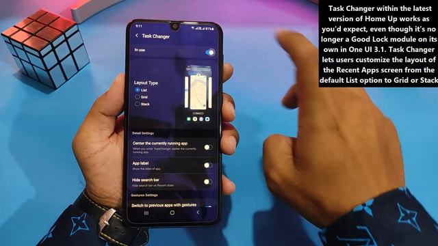 Enable Samsung Galaxy A50 Task Changer | One UI 3 & One UI 3.1 | Android 11 смотреть онлайн