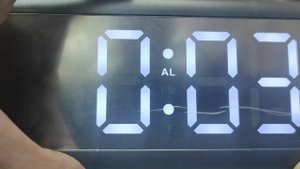 Настройка будильника в электронных часах NA-6098