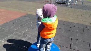 Детская площадка. Playground: качели, горка, песочница, карусели......
