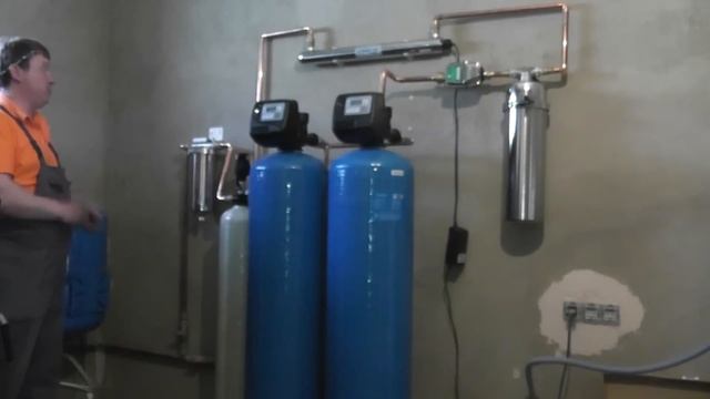Монтаж системы очистки воды из скважин