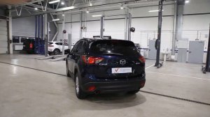 Mazda CX-5 темно-синяя 2015 год с пробегом