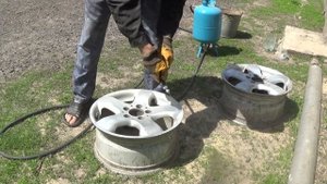 Пескоструй своими руками. Пескоструйная обработка дисков.