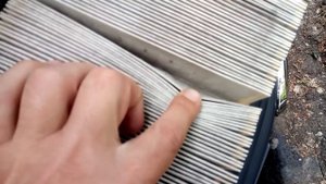 LADA GRANTA FL Воздушный фильтр двигателя заводская установка