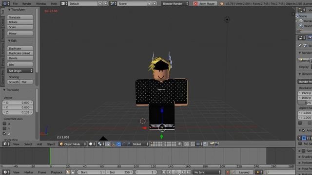 HOW TO MAKE A ROBLOX ANIMATION USING BLENDER! (Working Method 2019) (Roblox) смотреть онлайн