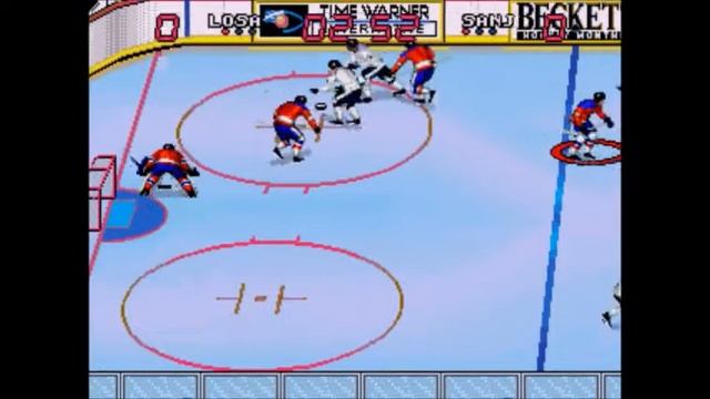Wayne Gretzky and the NHLPA All-Stars (Genesis)- Gameplay смотреть онлайн