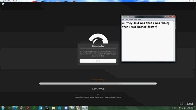 Roblox City-17: Got banned in city 17... FOR DUMB REASONS смотреть онлайн