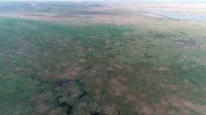 Дельта волги с высоты птичего полёта