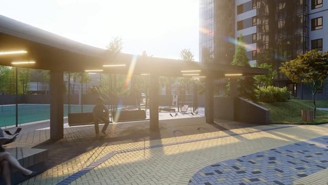 Прогулка по территории ЖК Никольский парк смотреть онлайн