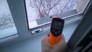 Рекуператор под подоконником. Измерения при минус 30 градусах