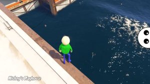 Baldi in GTA 5: Crazy Ragdolls [Flooded Los Santos | Baldi's Basics] - Episode 1