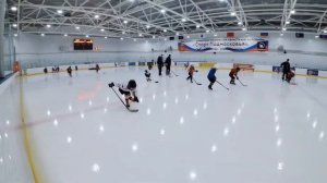 Детская тренировка хоккей