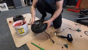 Montujemy nowe opony PMT?  do Nami Burn-e  Max⚡40 Ah⚡