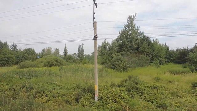 Поезд № 29 «ЯНТАРЬ» Москва-Калининград Подъезжаем к станции Черняховск – 20 июля 2018 смотреть онлайн