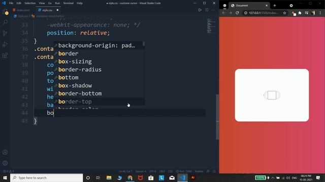 CSS Only Toggle Switch (Custom Checkbox) || HTML CSS